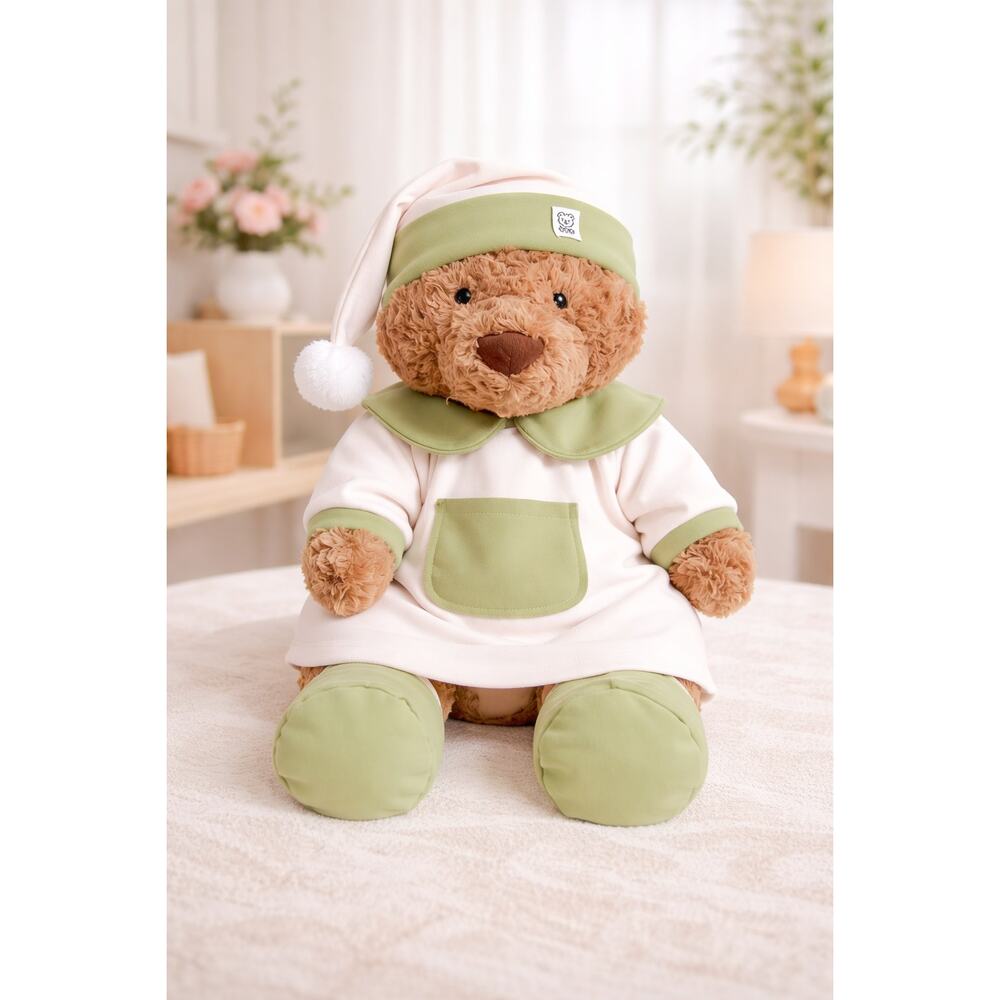 Bartholomew bear cute clothes outfits - Green Loungewear Set[BXYC-12-14IN]